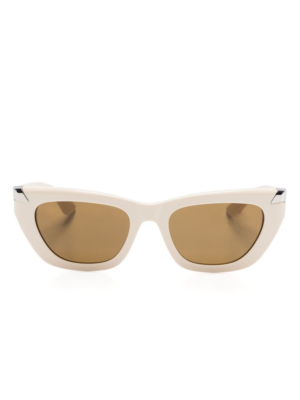 Alexander McQueen Eyewear cat-eye sunglasses - Neutrals von Alexander McQueen Eyewear