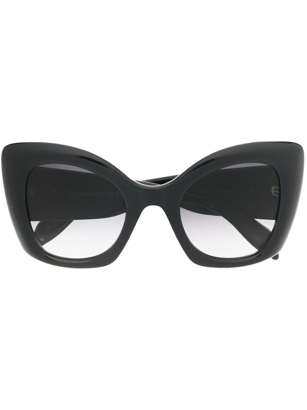 Alexander McQueen Eyewear gradient cat-eye frame sunglasses - Black von Alexander McQueen Eyewear