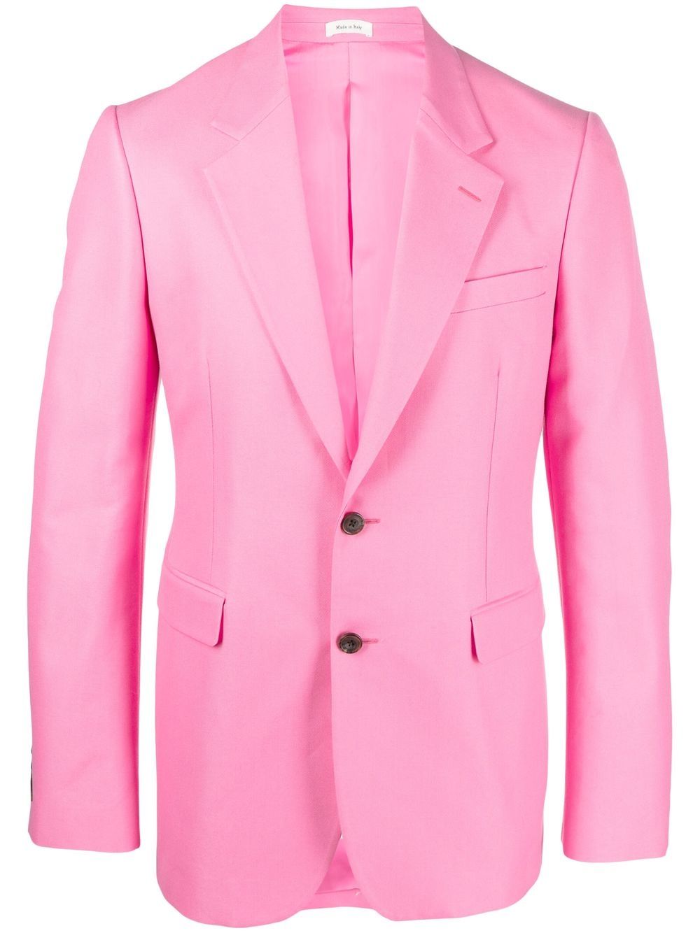 Alexander McQueen single-breasted button blazer - Pink von Alexander McQueen