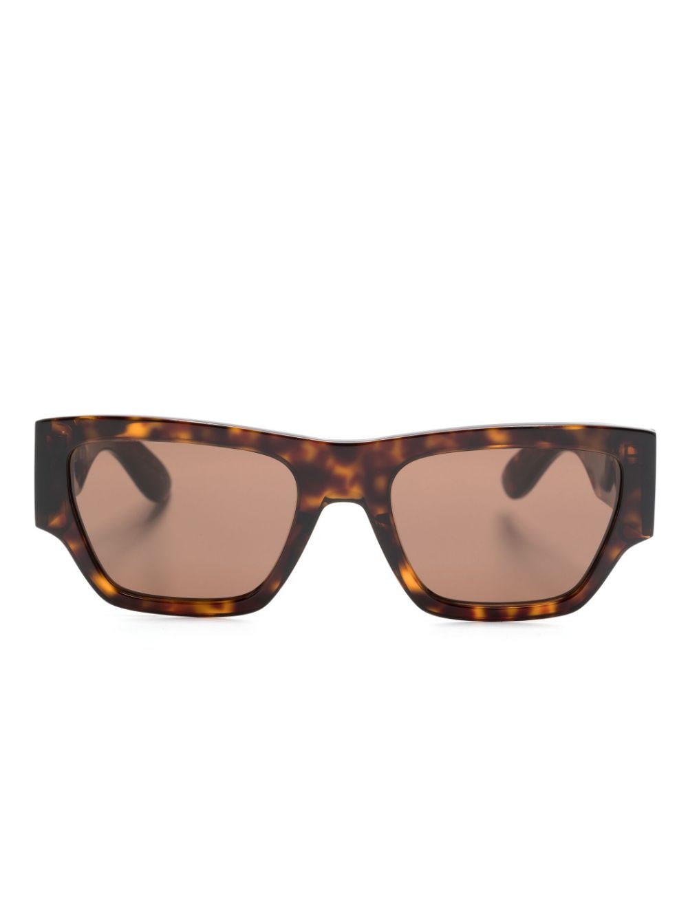 Alexander McQueen Eyewear square-frame sunglasses - Brown von Alexander McQueen Eyewear