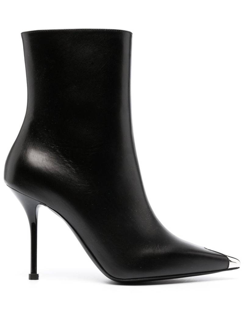 Alexander McQueen 105mm toe-cap ankle boots - Black von Alexander McQueen