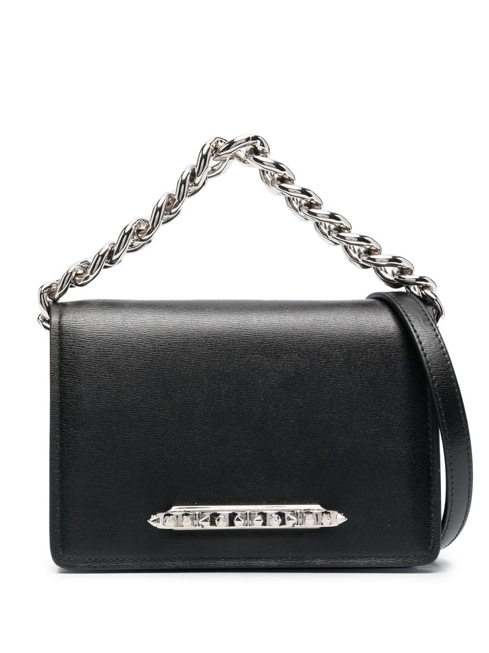 Alexander McQueen Four Ring Chain bag - Black von Alexander McQueen