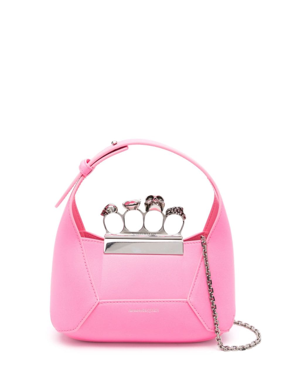 Alexander McQueen Jewelled Hobo mini bag - Pink von Alexander McQueen