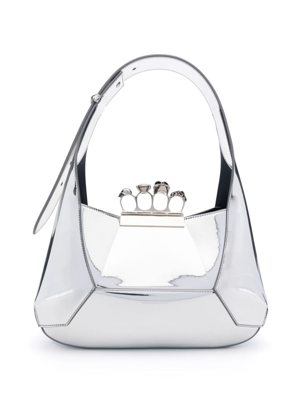 Alexander McQueen Jewelled Hobo shoulder bag - Silver von Alexander McQueen