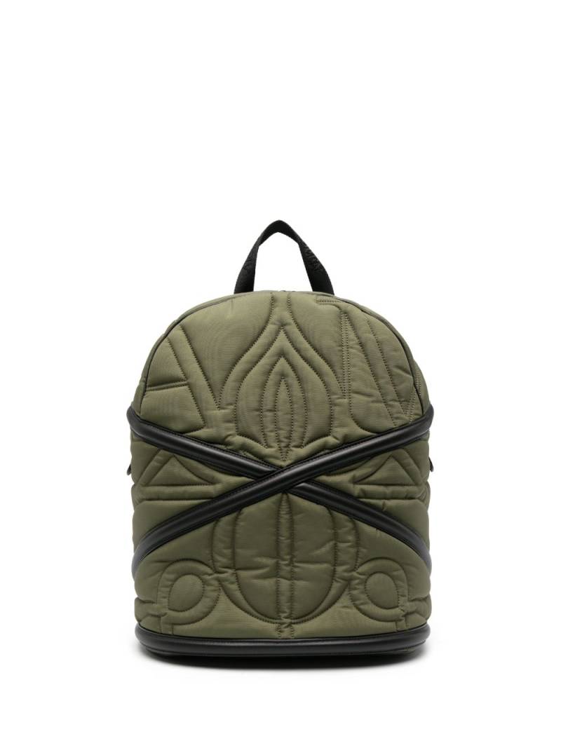 Alexander McQueen Pansies quilted backpack - Green von Alexander McQueen