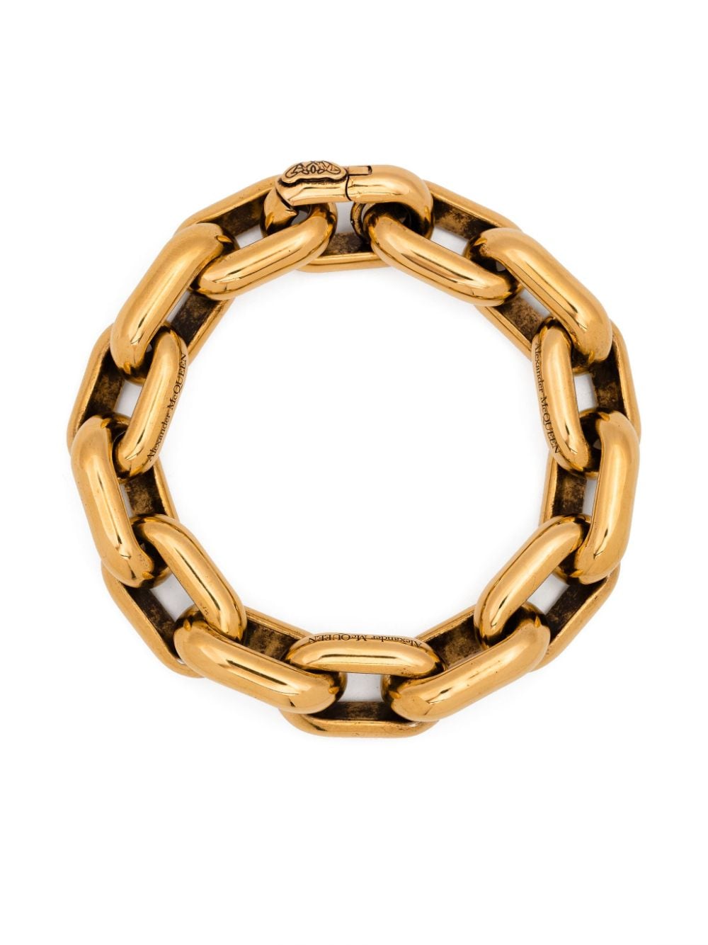 Alexander McQueen Peak chain bracelet - Gold von Alexander McQueen