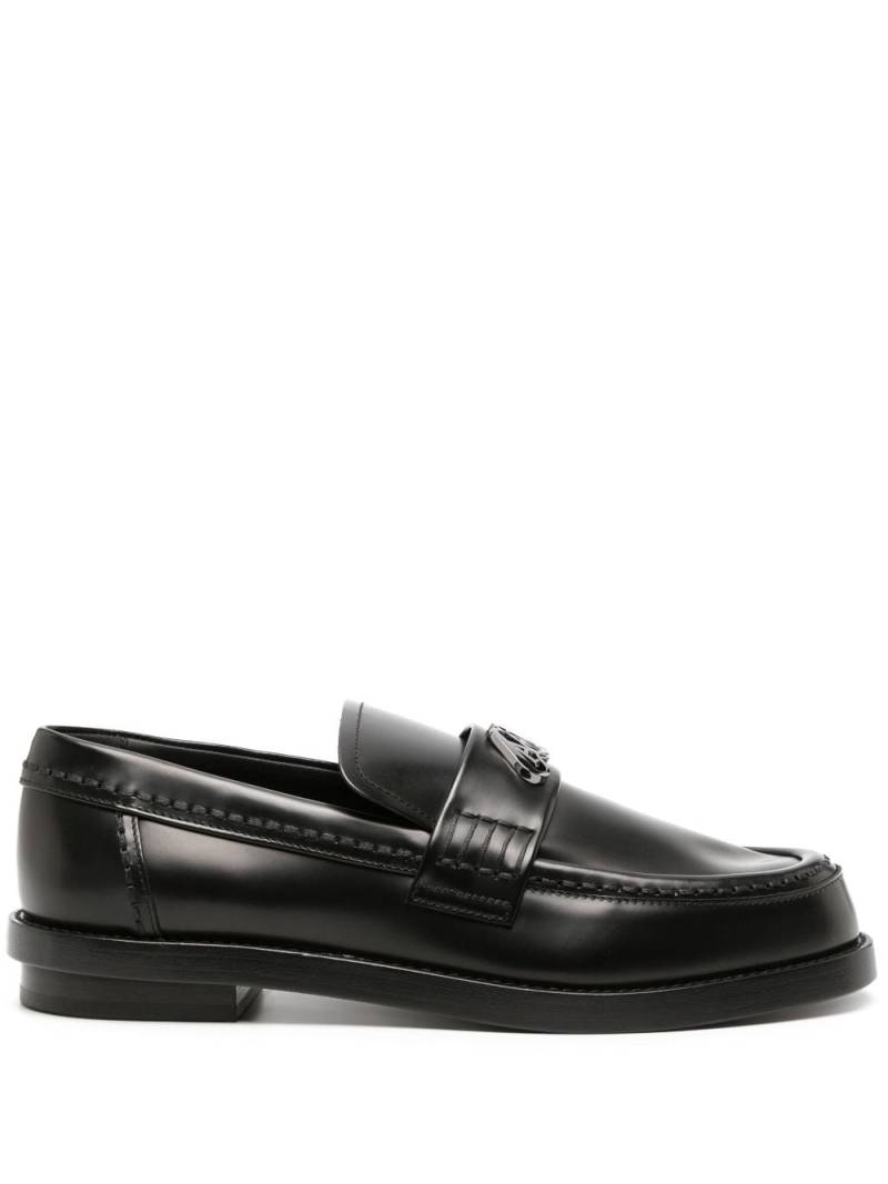 Alexander McQueen Seal leather loafers - Black von Alexander McQueen