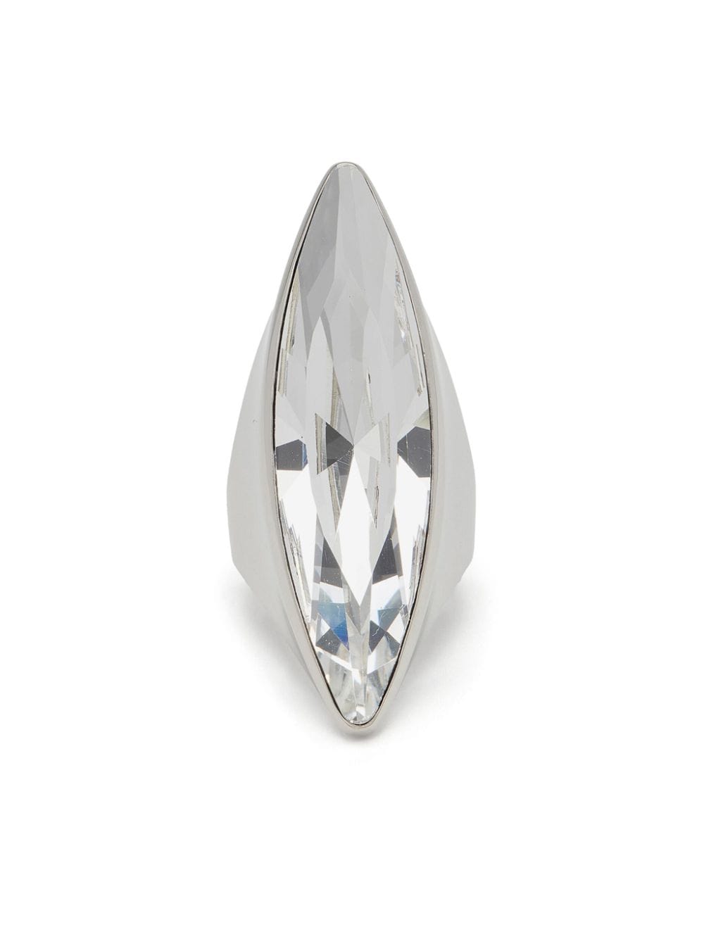 Alexander McQueen Shard crystal-embellished ring - Silver von Alexander McQueen