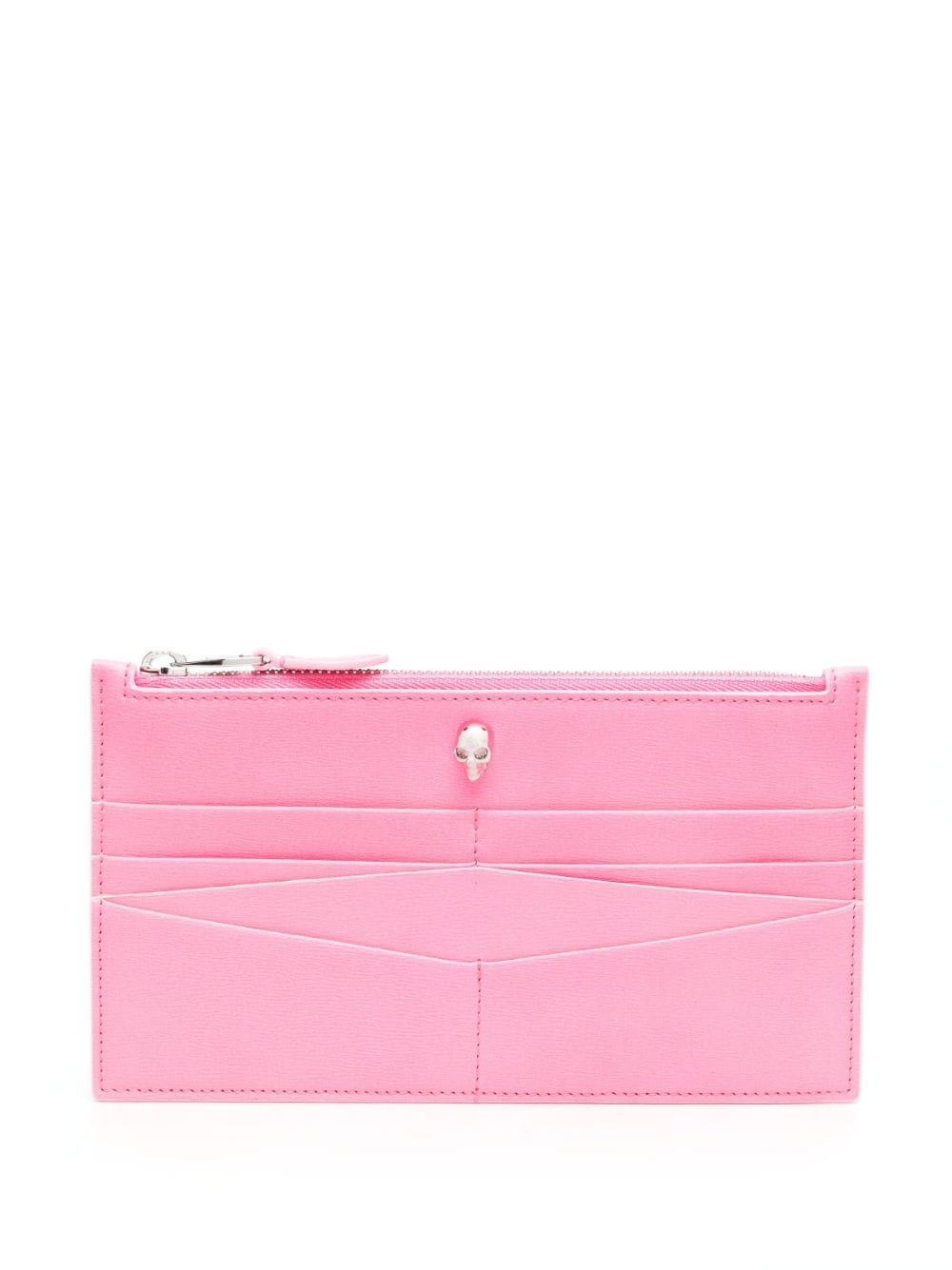 Alexander McQueen Skull leather wallet - Pink von Alexander McQueen