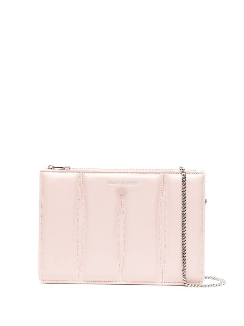 Alexander McQueen Slash leather shoulder bag - Pink von Alexander McQueen