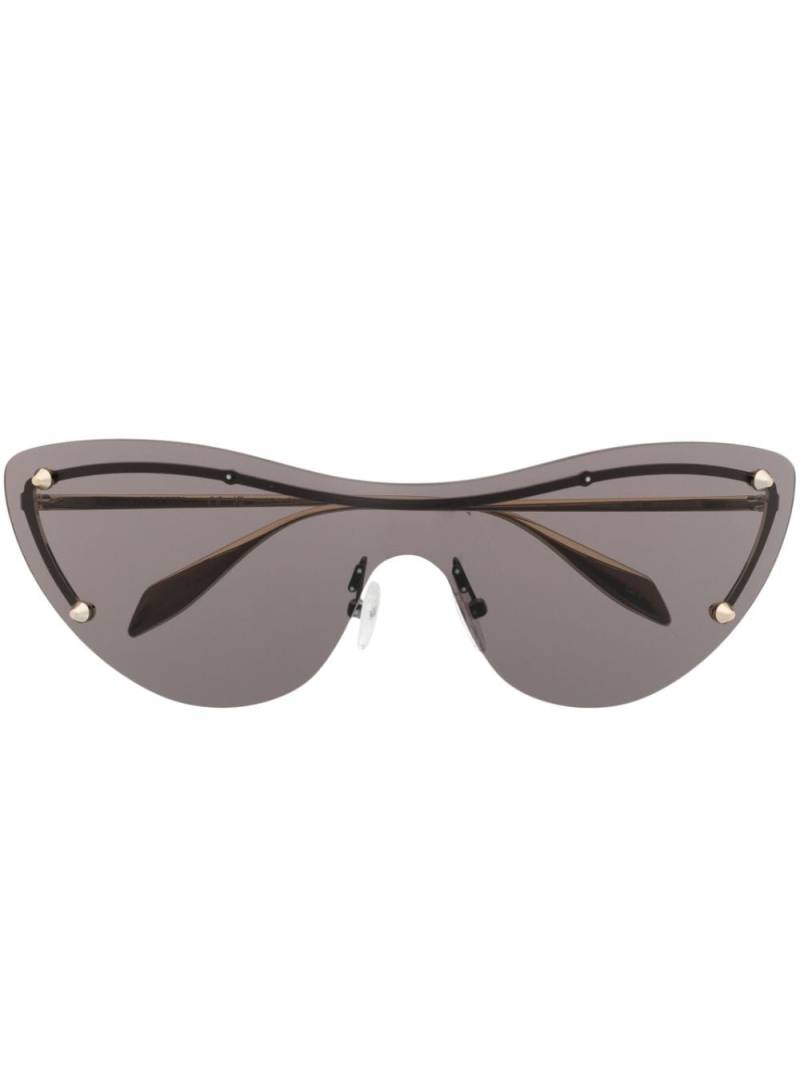 Alexander McQueen Spike Studs cat-eye sunglasses - Gold von Alexander McQueen
