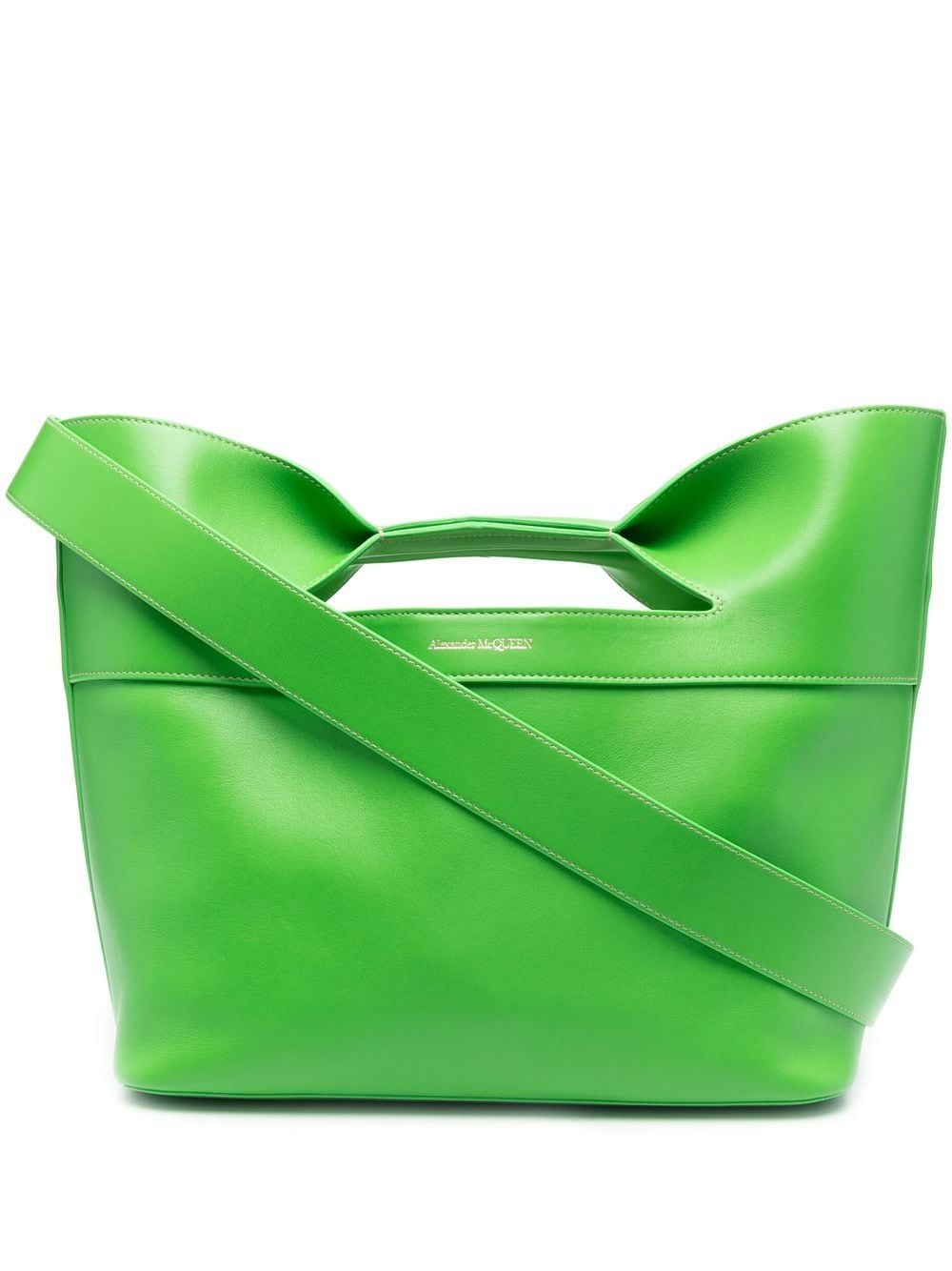 Alexander McQueen The Bow tote bag - Green von Alexander McQueen