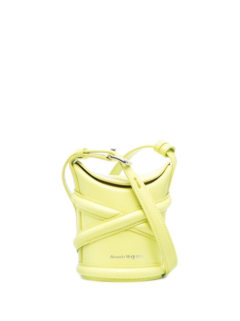 Alexander McQueen The Curve mini crossbody bag - Green von Alexander McQueen