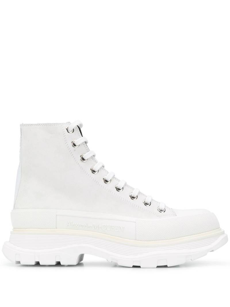 Alexander McQueen Tread Slick boots - White von Alexander McQueen