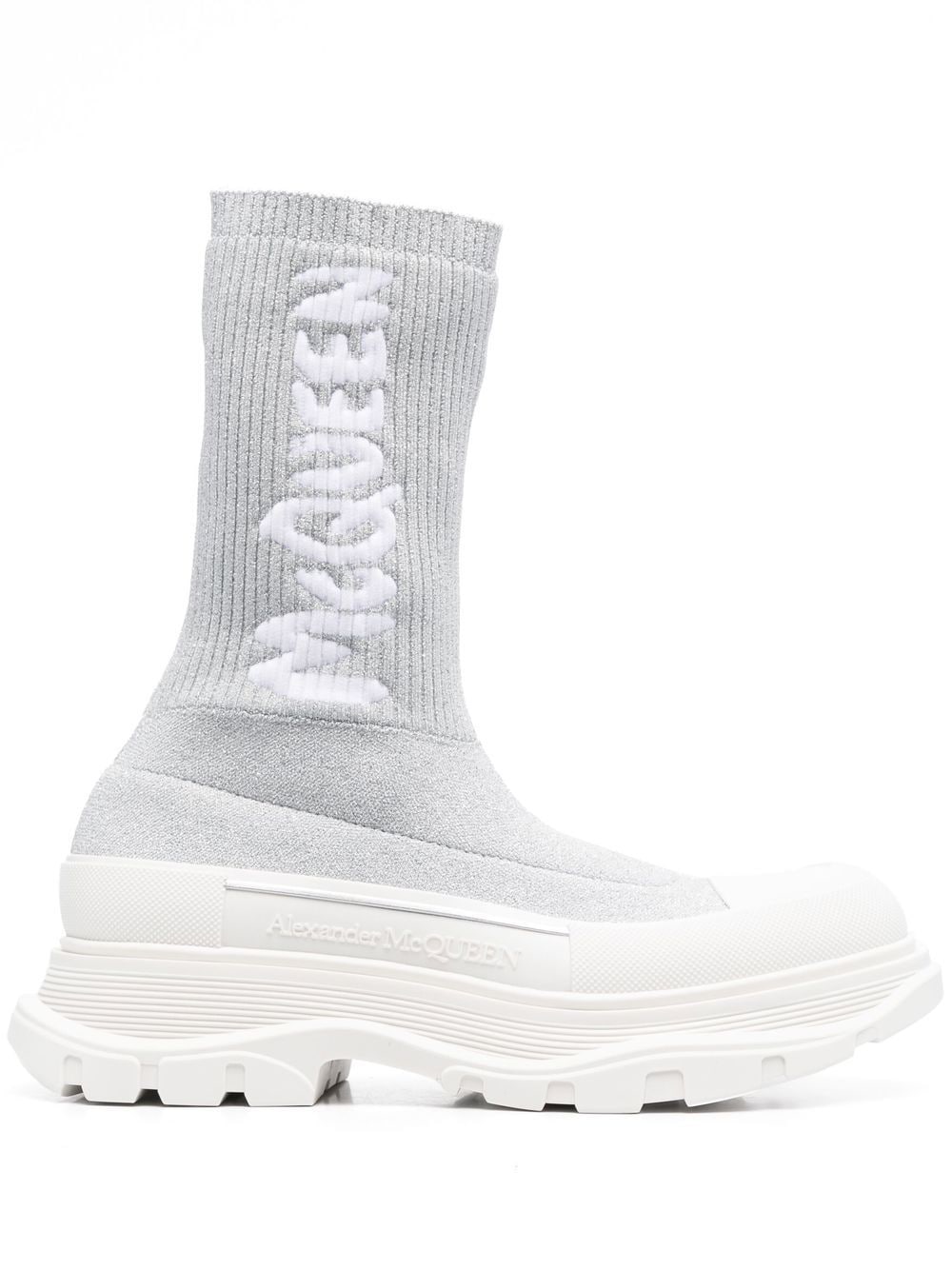 Alexander McQueen Tread Slick sock-style boots - Grey von Alexander McQueen