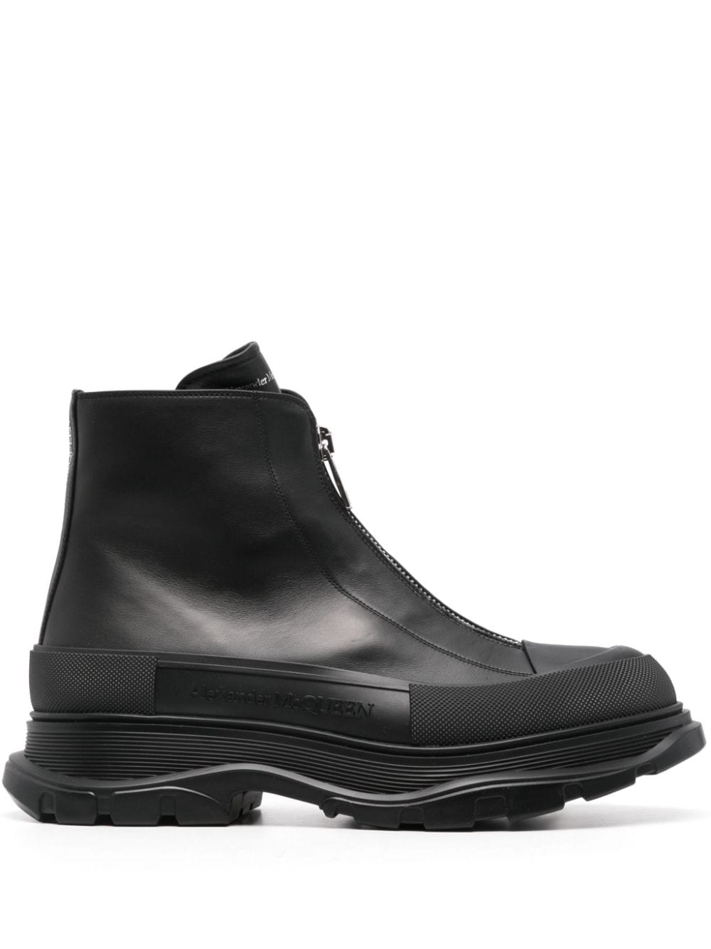 Alexander McQueen Tread Slick ankle boots - Black von Alexander McQueen