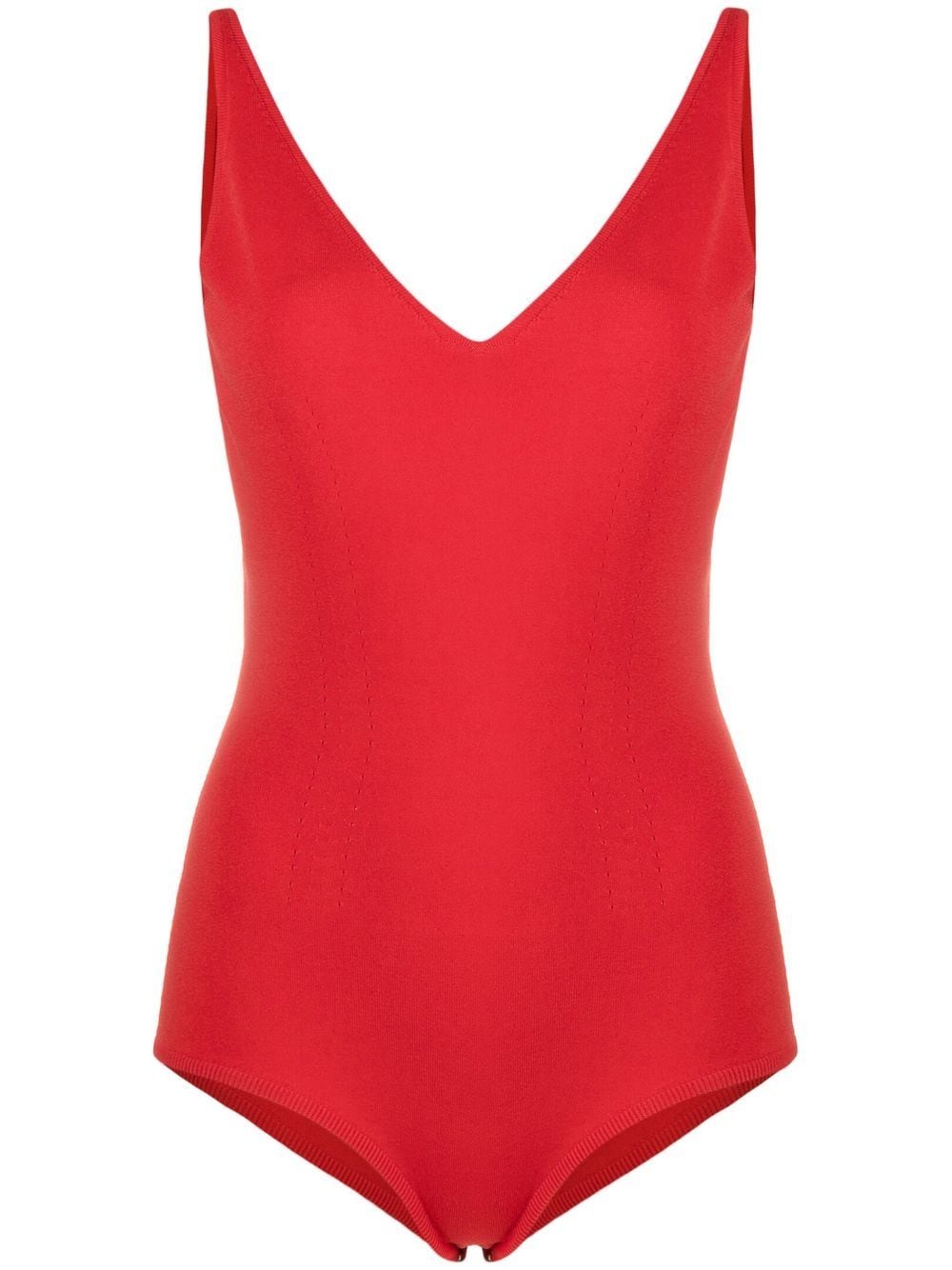 Alexander McQueen V-neck tank top - Red von Alexander McQueen