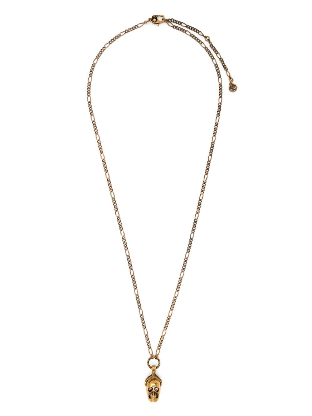 Alexander McQueen Victorian Skull pendant necklace - Gold von Alexander McQueen