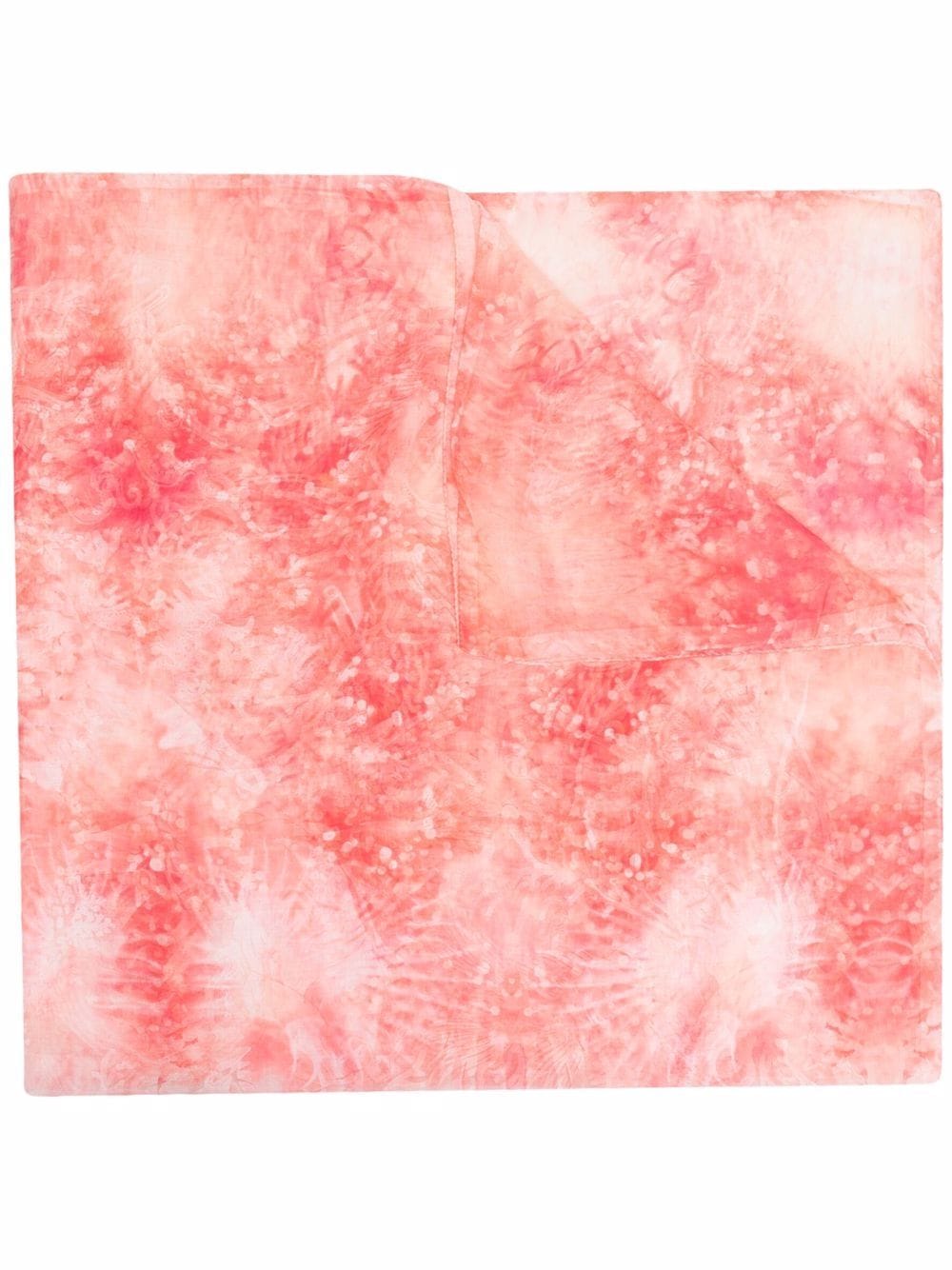 Alexander McQueen abstract-print two-tone scarf - Pink von Alexander McQueen