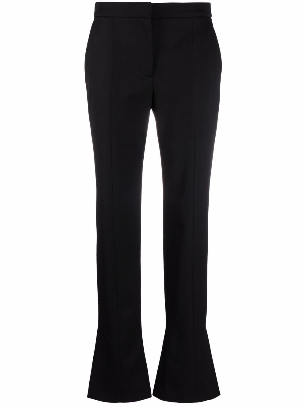 Alexander McQueen ankle-slit cigarette trousers - Black von Alexander McQueen