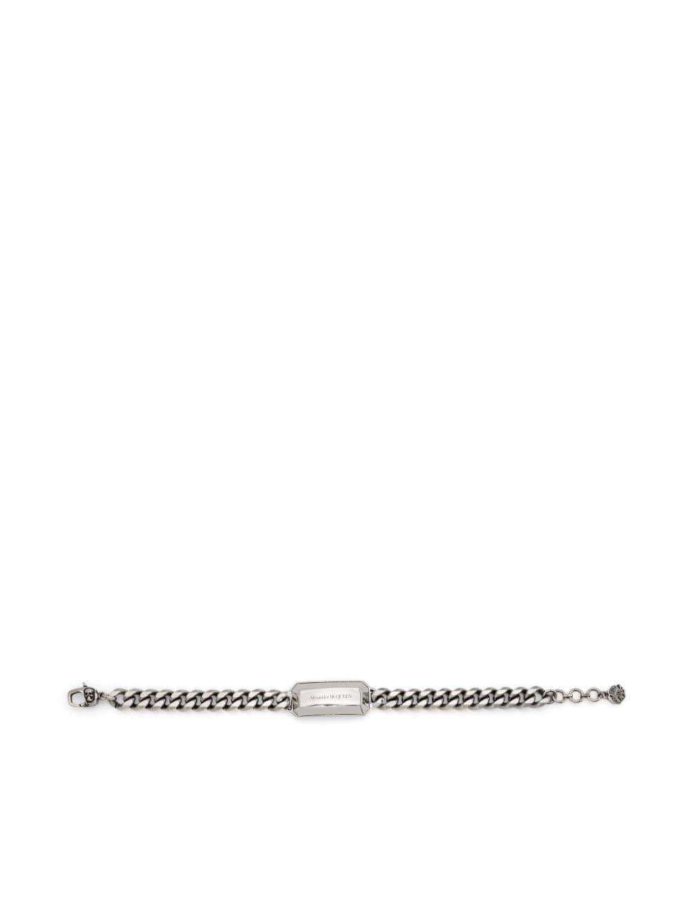 Alexander McQueen chain-link medallion bracelet - Silver von Alexander McQueen