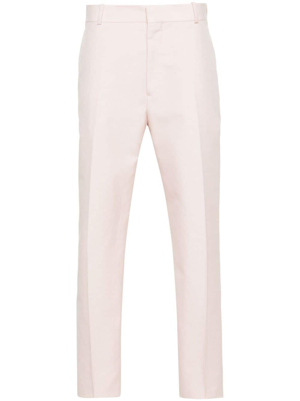 Alexander McQueen cotton tailored trousers - Pink von Alexander McQueen