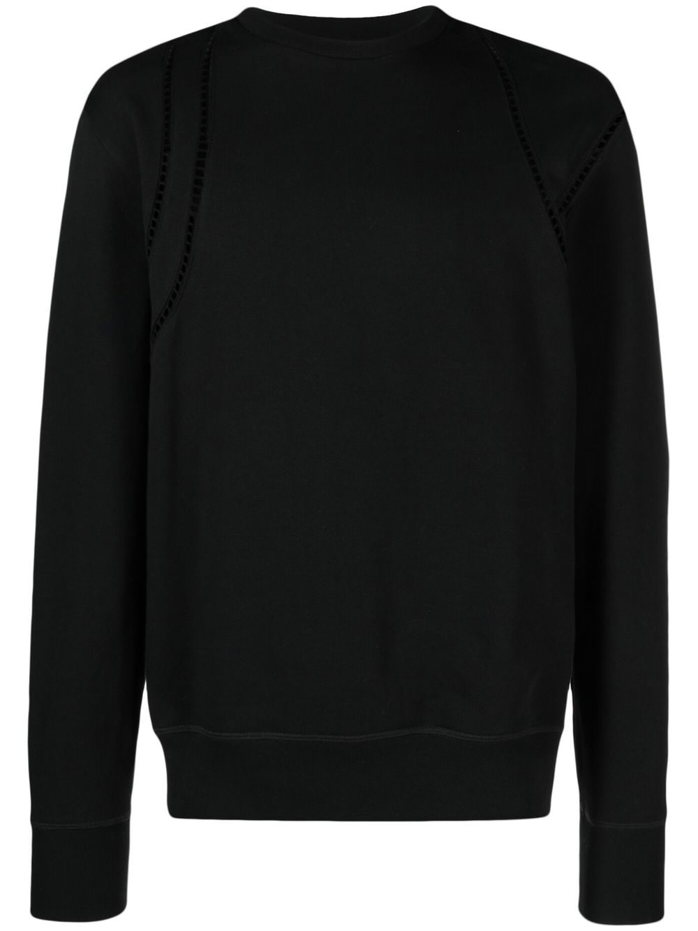 Alexander McQueen cut-out detail sweatshirt - Black von Alexander McQueen