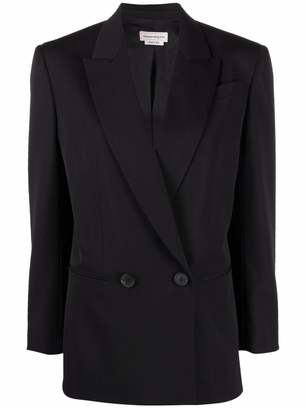 Alexander McQueen double-breasted tailored blazer - Black von Alexander McQueen