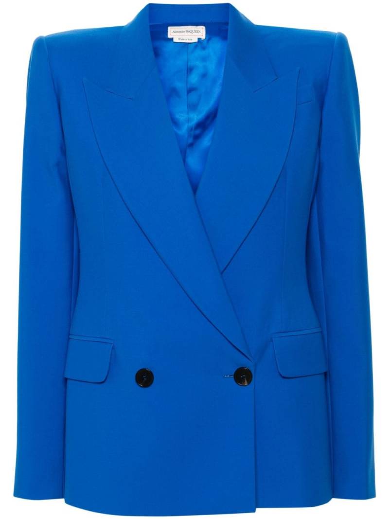 Alexander McQueen double-breasted tailored blazer - Blue von Alexander McQueen