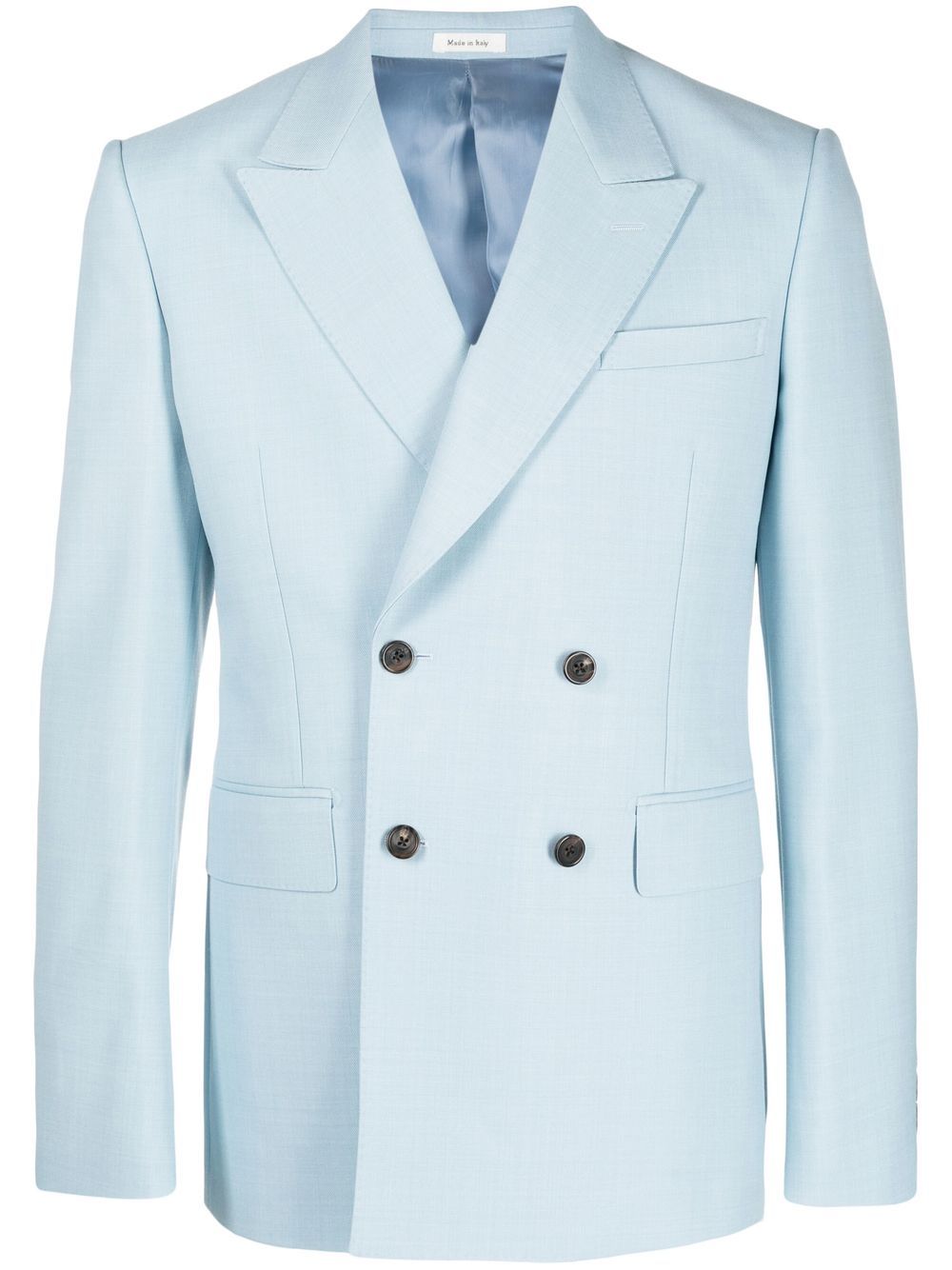 Alexander McQueen double-breasted tailored blazer - Blue von Alexander McQueen