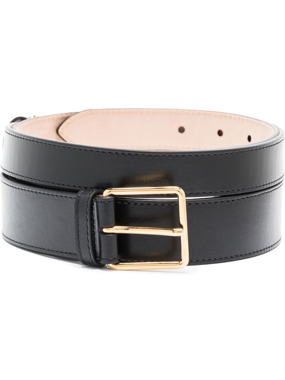 Alexander McQueen double-wrap leather belt - Blue von Alexander McQueen