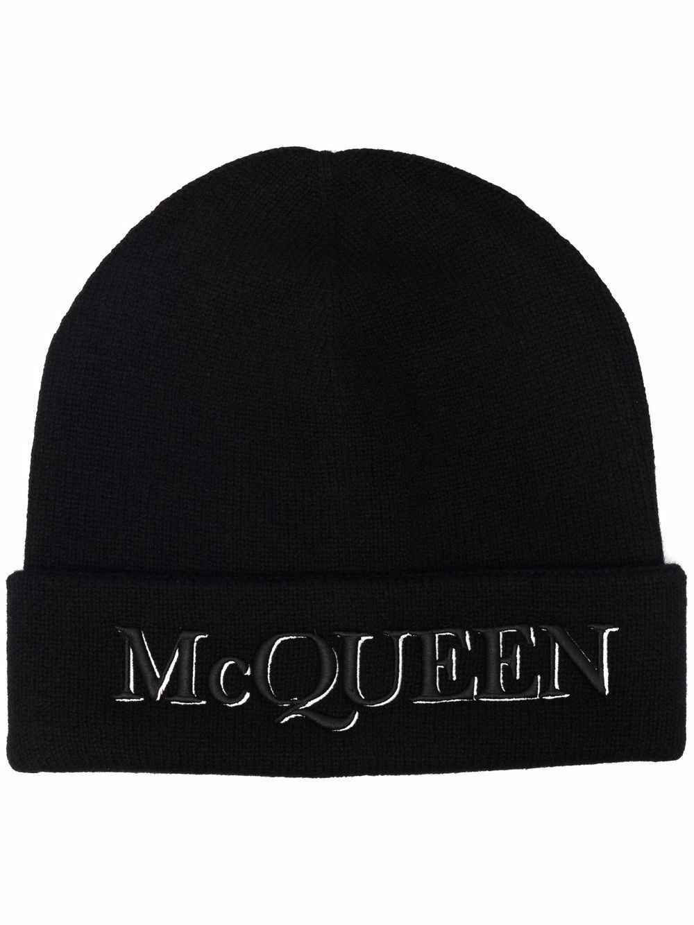 Alexander McQueen embroidered-logo beanie - Black von Alexander McQueen