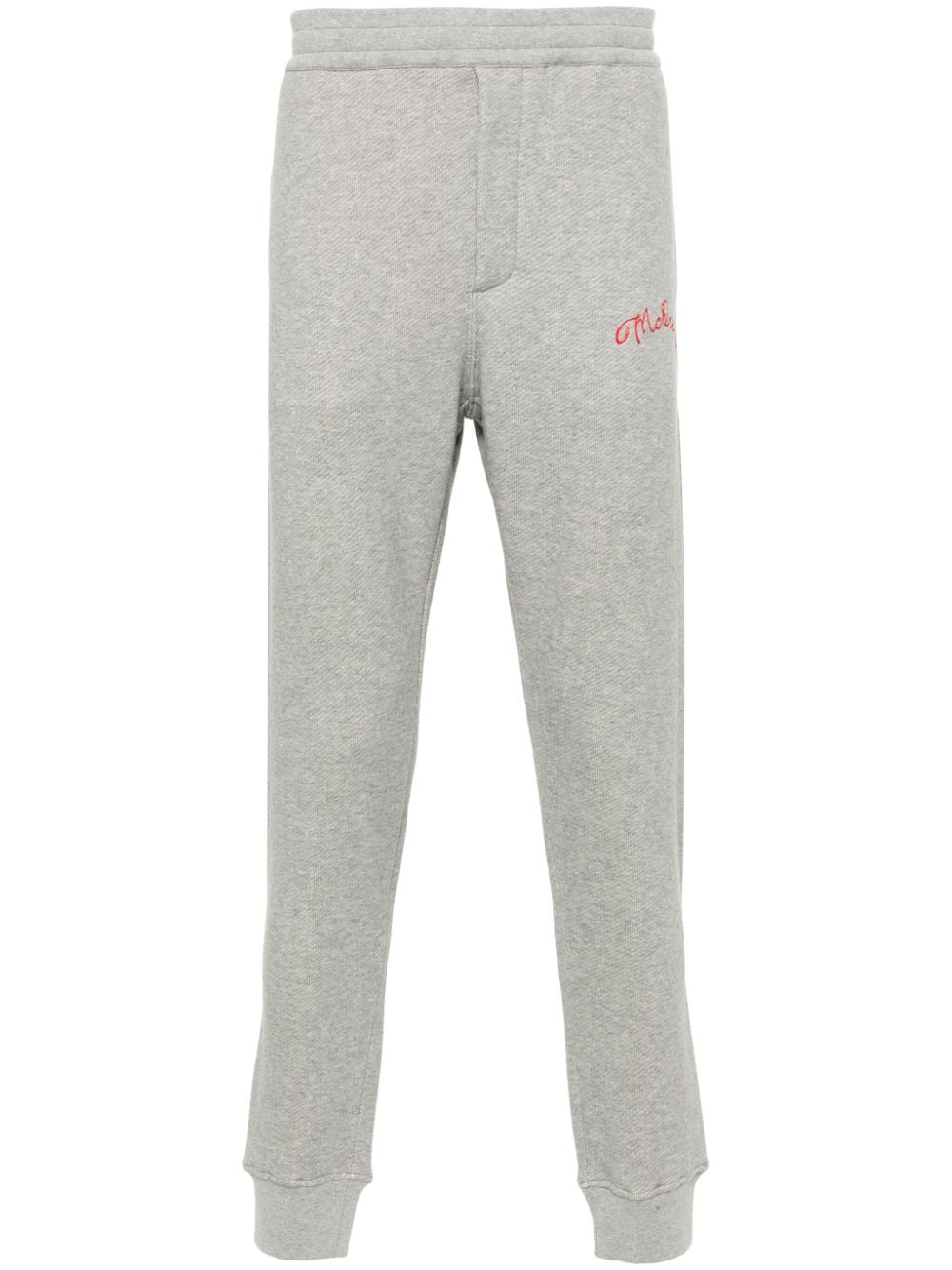 Alexander McQueen embroidered logo track pants - Grey von Alexander McQueen