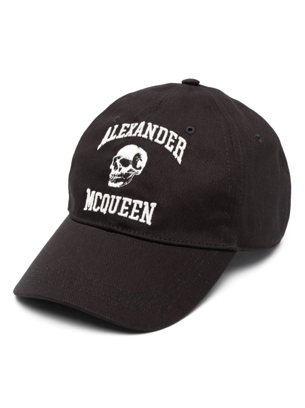 Alexander McQueen embroidered-motif baseball cap - Black von Alexander McQueen