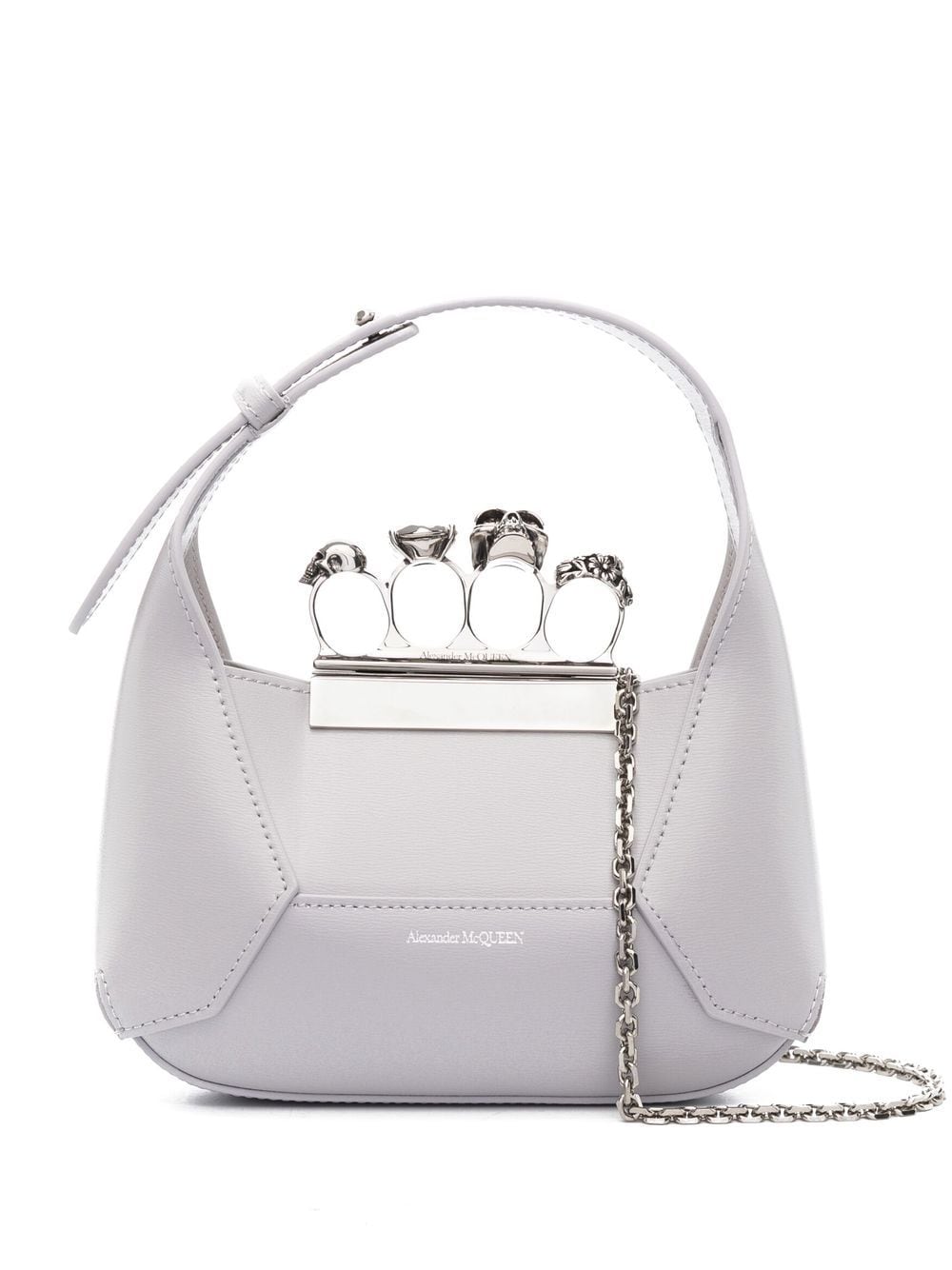 Alexander McQueen four-ring detail tote bag - Grey von Alexander McQueen