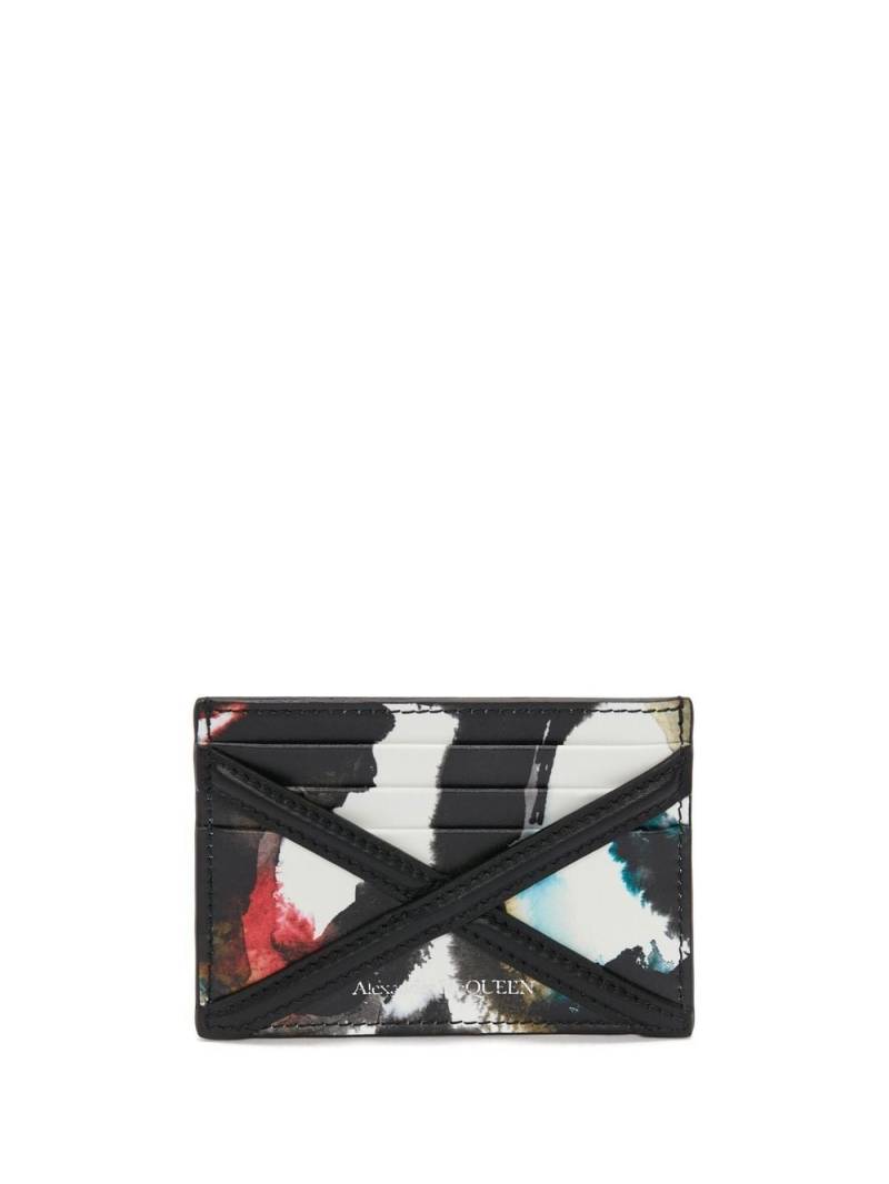 Alexander McQueen graphic-print logo wallet - Multicolour von Alexander McQueen