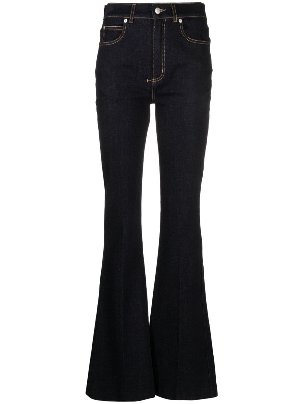 Alexander McQueen high-rise bootcut jeans - Blue von Alexander McQueen