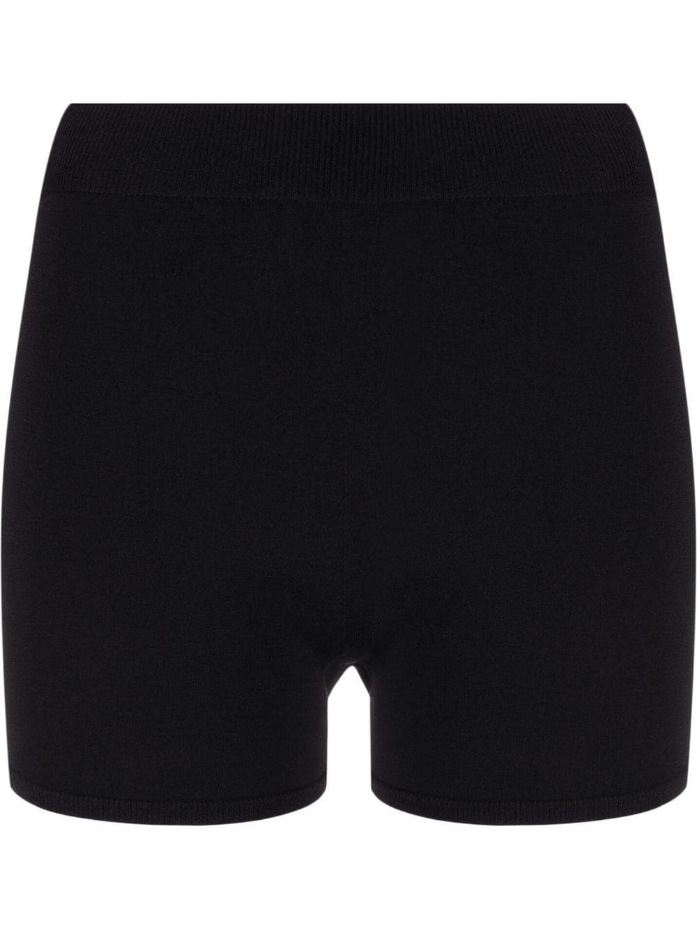 Alexander McQueen high-waist fitted shorts - Black von Alexander McQueen