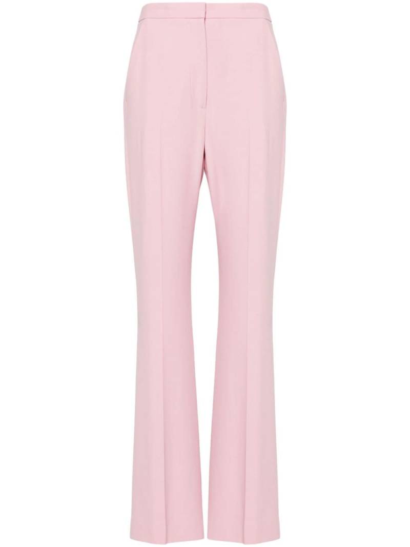 Alexander McQueen high-waist flared trousers - Pink von Alexander McQueen