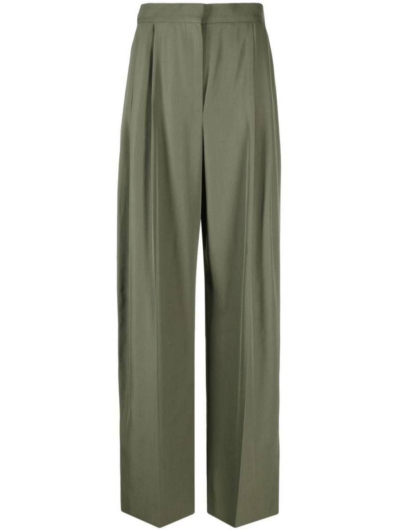 Alexander McQueen high-waisted tailored trousers - Green von Alexander McQueen