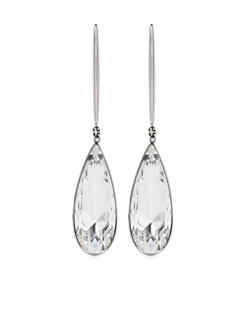 Alexander McQueen Jewelled Stick crystal earrings - Silver von Alexander McQueen