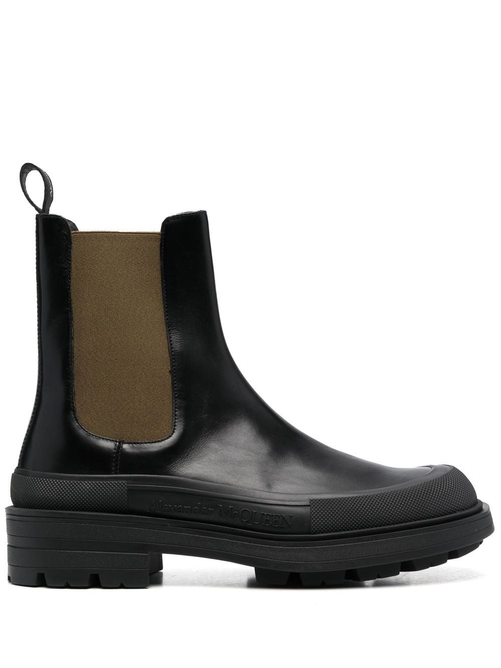 Alexander McQueen leather Chelsea boots - Black von Alexander McQueen