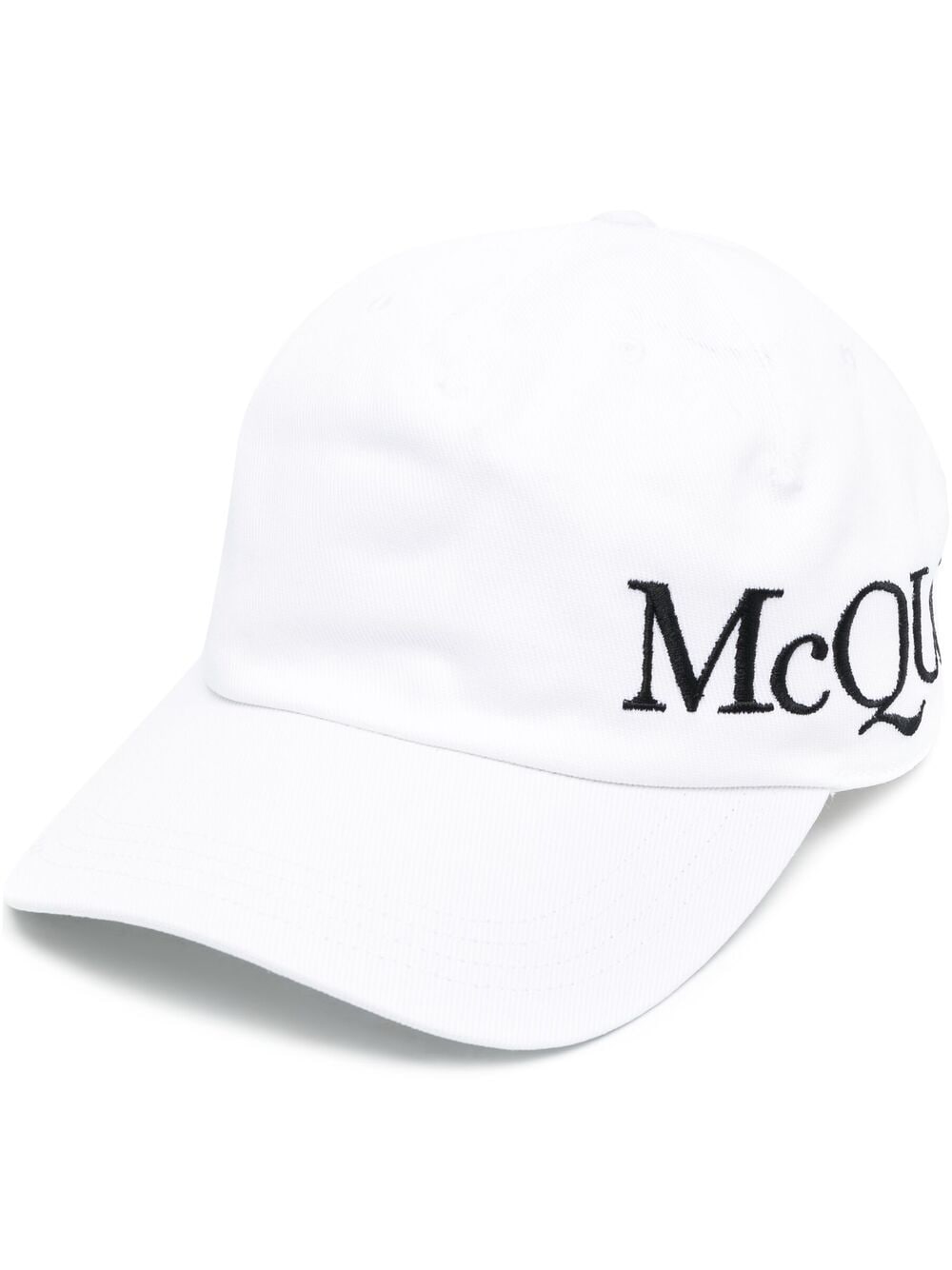 Alexander McQueen logo-embroidered baseball cap - White von Alexander McQueen