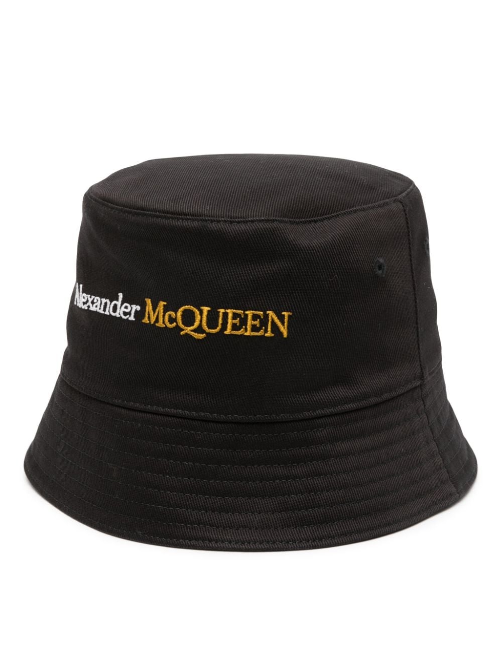 Alexander McQueen logo-embroidered bucket hat - Black von Alexander McQueen