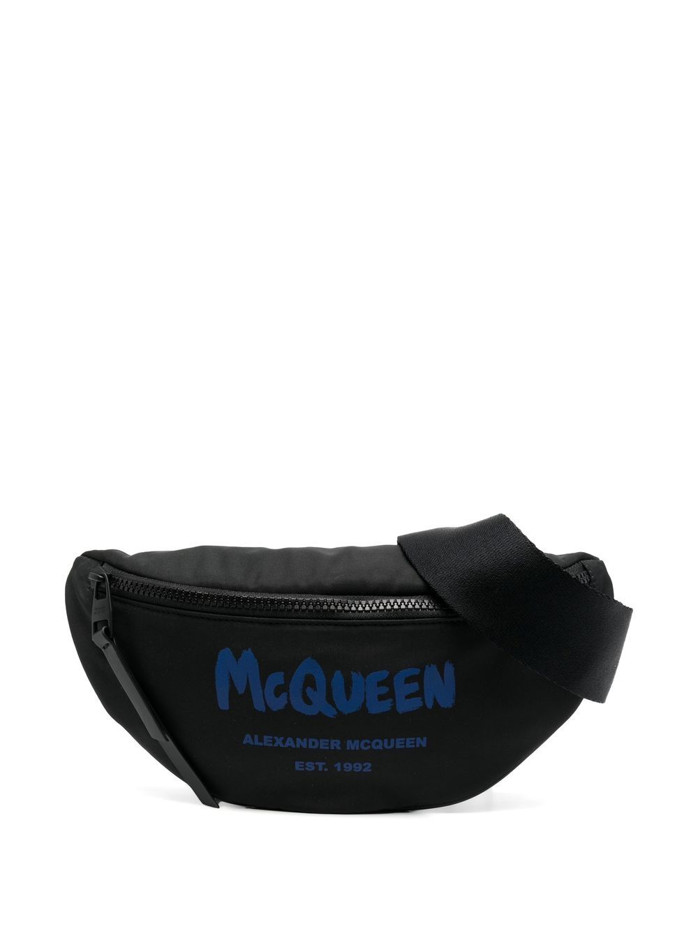 Alexander McQueen logo-print belt bag - Black von Alexander McQueen