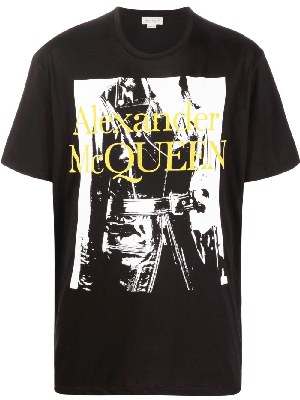 Alexander McQueen logo-print cotton T-shirt - Black von Alexander McQueen