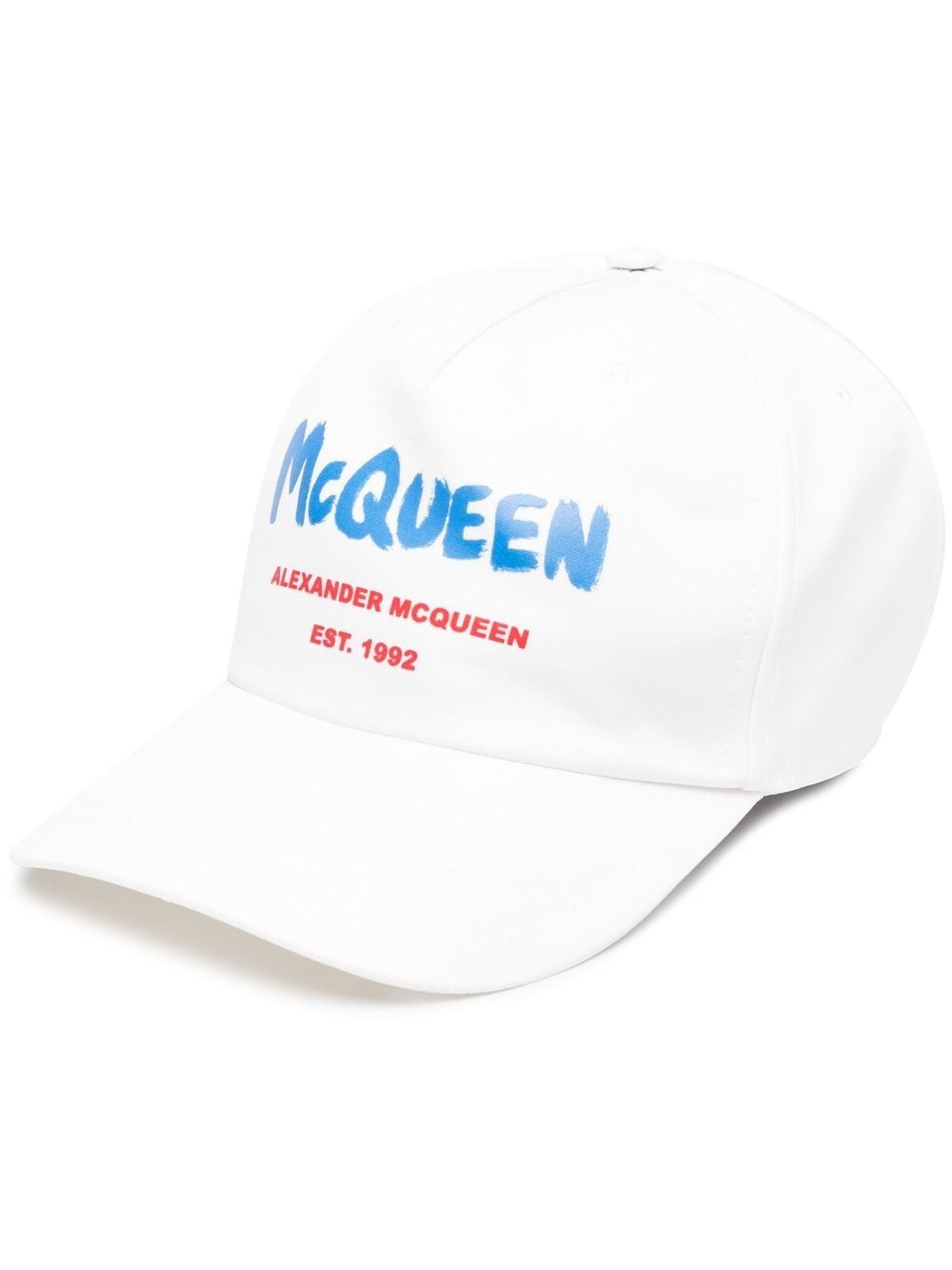 Alexander McQueen logo-printed cap - White von Alexander McQueen