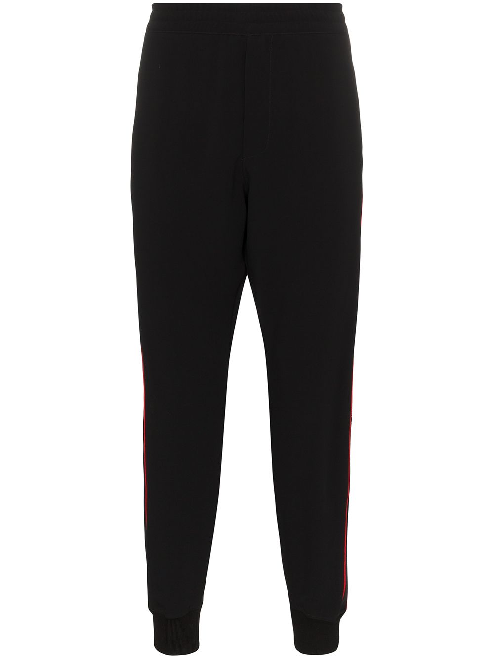 Alexander McQueen logo tape track pants - Black von Alexander McQueen