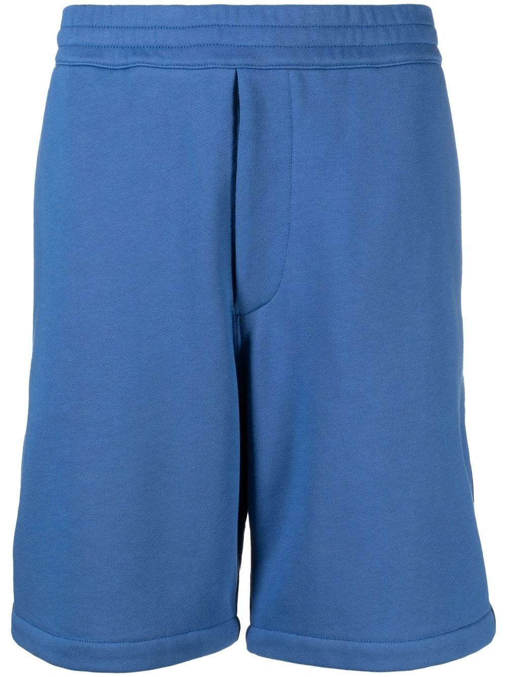 Alexander McQueen logo-tape jersey shorts - Blue von Alexander McQueen