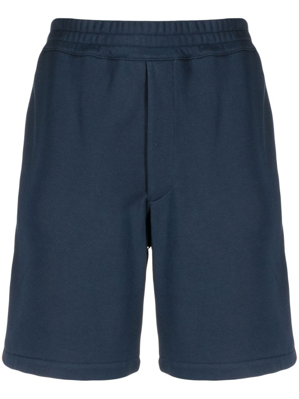 Alexander McQueen logo-tape track shorts - Blue von Alexander McQueen